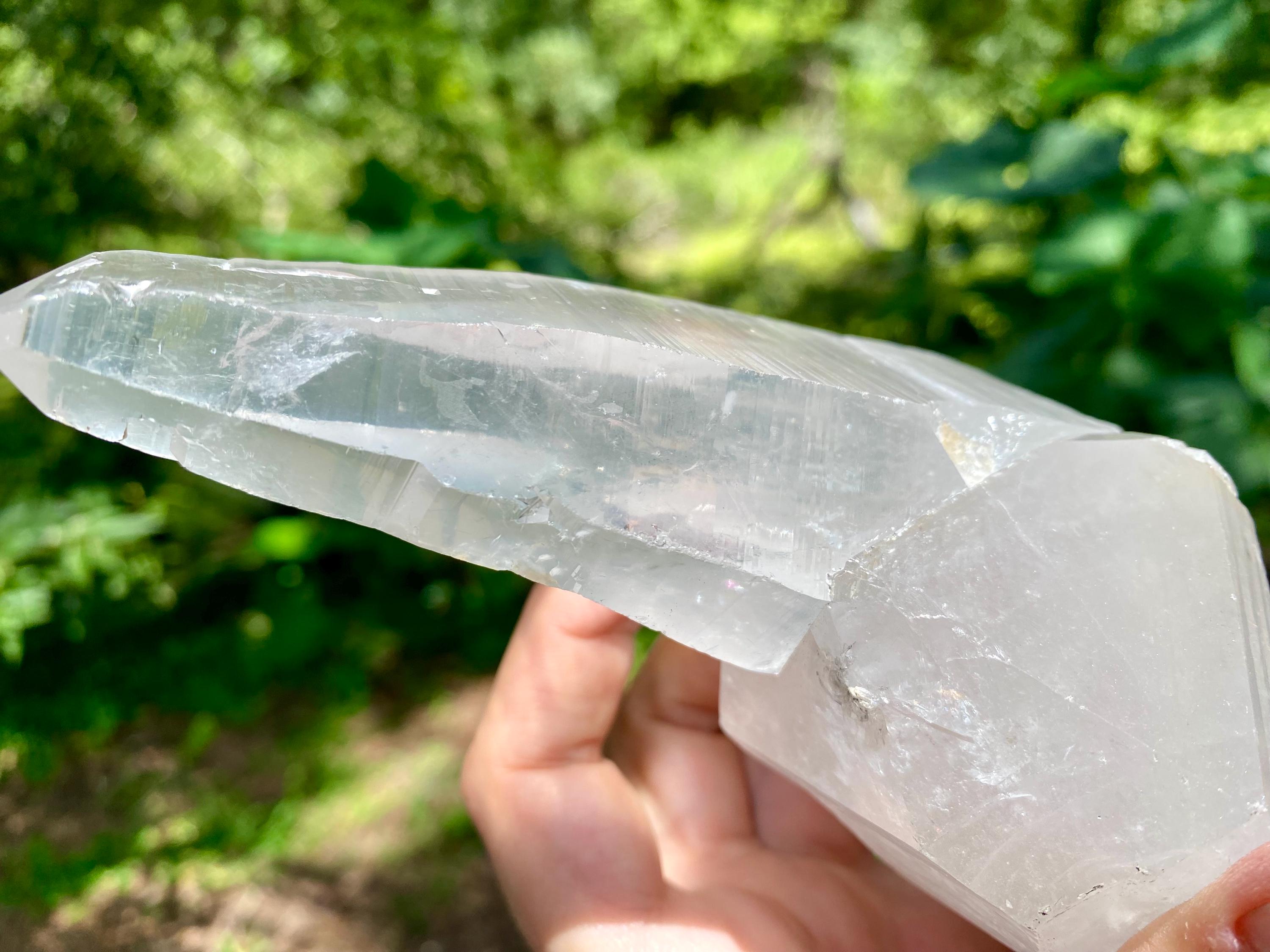 Large Diamantina Quartz Crystal with Record Keepers
