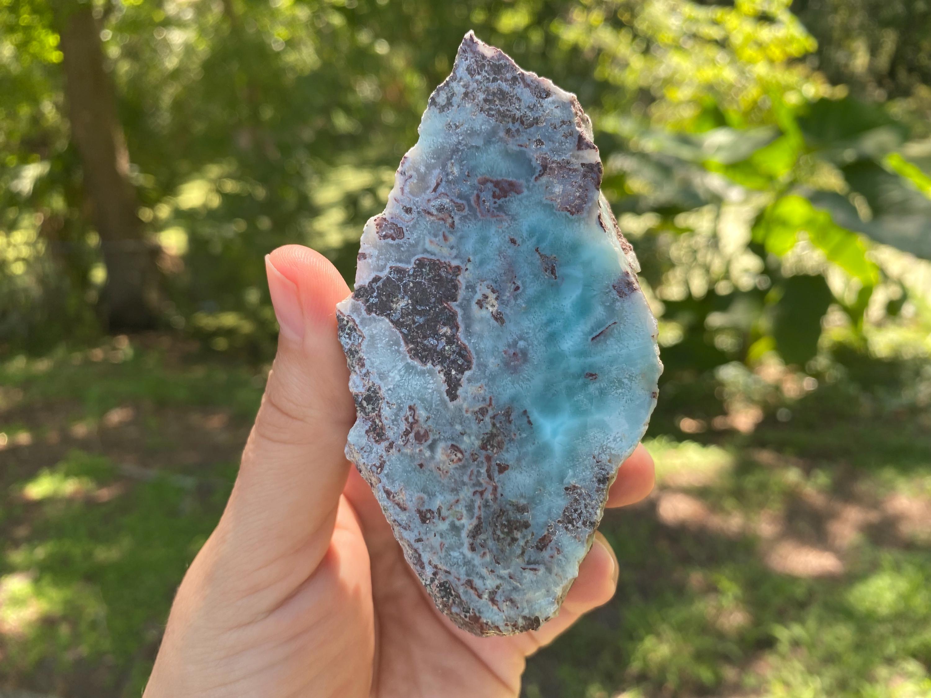 Larimar Stone: Dominican Atlantis Blue Crystal, Dolphin Energy