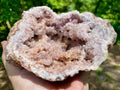 Raw Pink Amethyst Cluster: Extra Large Crystal Geode, 974 grams