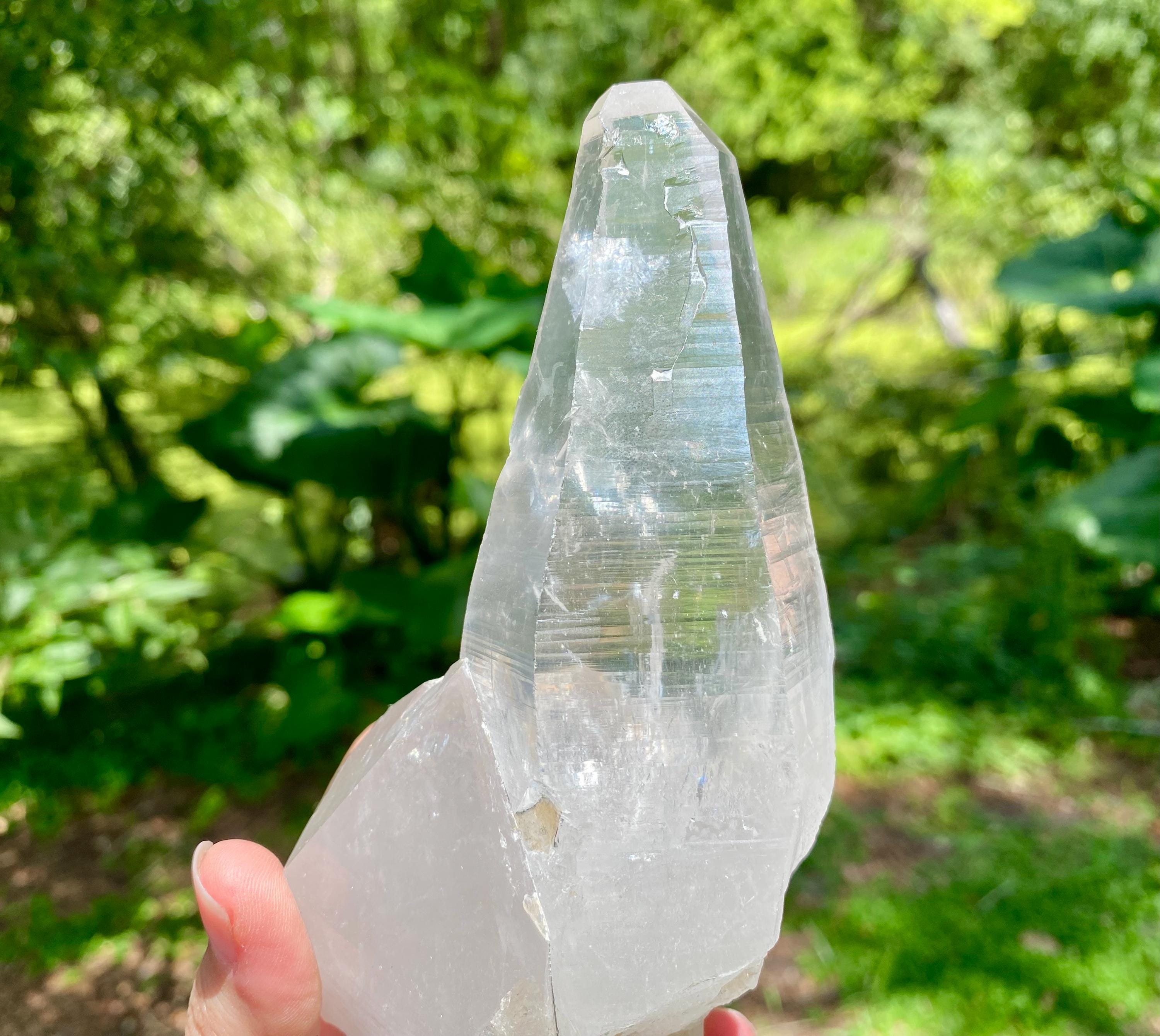 Large Diamantina Quartz Crystal with Record Keepers