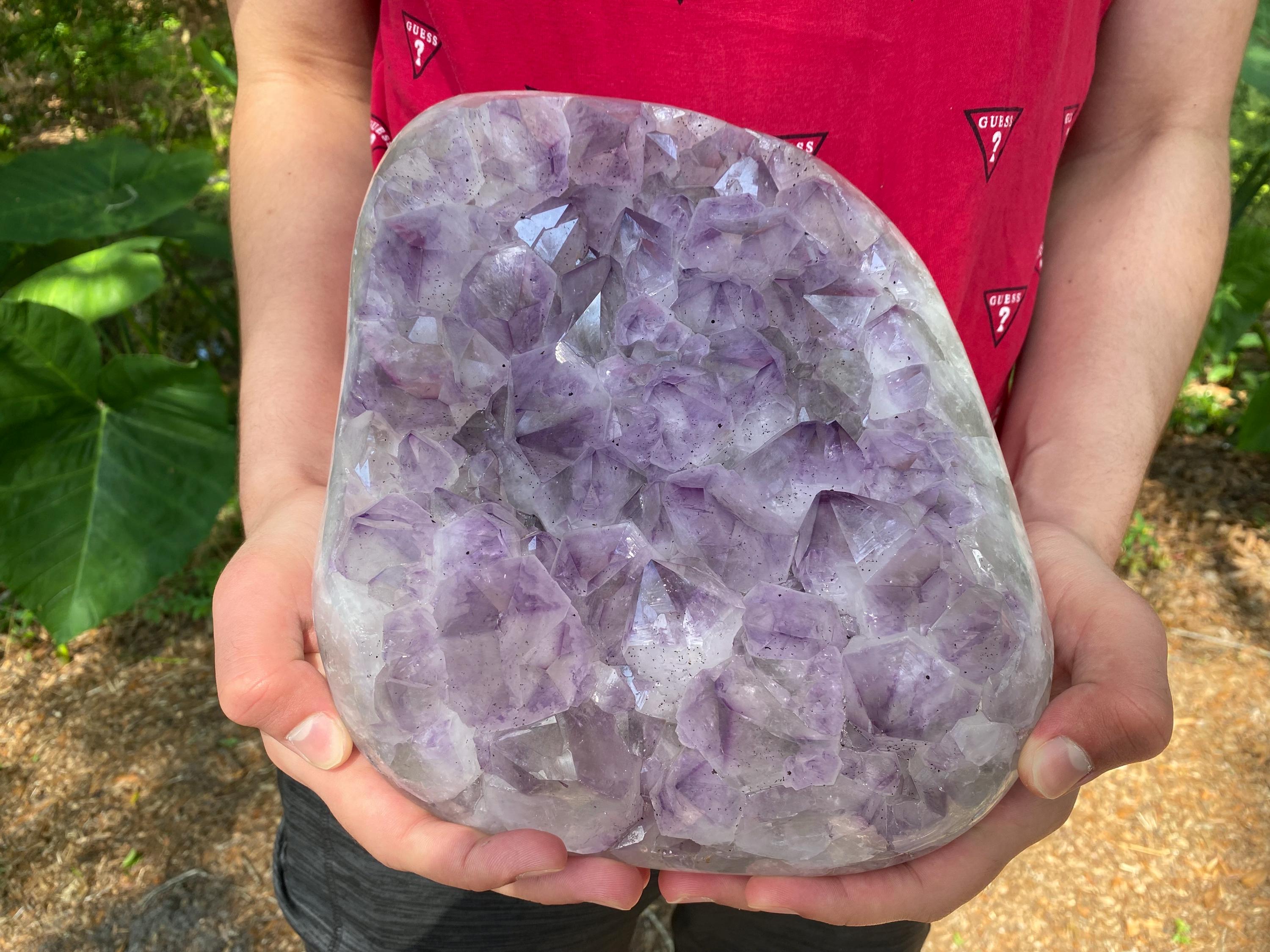 XXL Amethyst Amethyst Cluster | Raw Healing Crystal, Purple Geode, High Vibration Stone, Spiritual growth and Protection & Meditation.