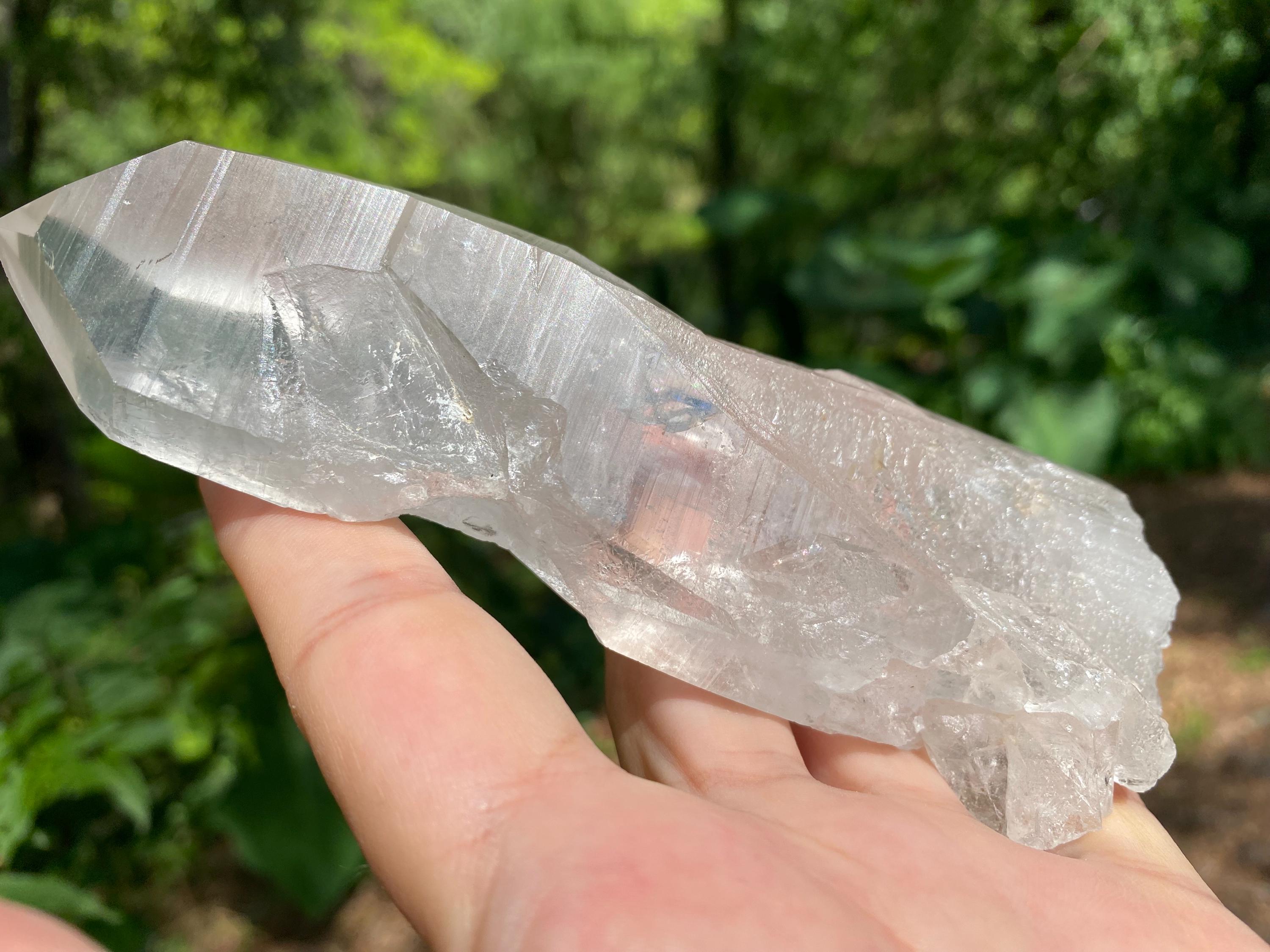 Large Lemurian Quartz Crystal Specimen| High Vibration Stone, Meditation & Spiritual Growth, Energy Amplifier, a magnificent piece.