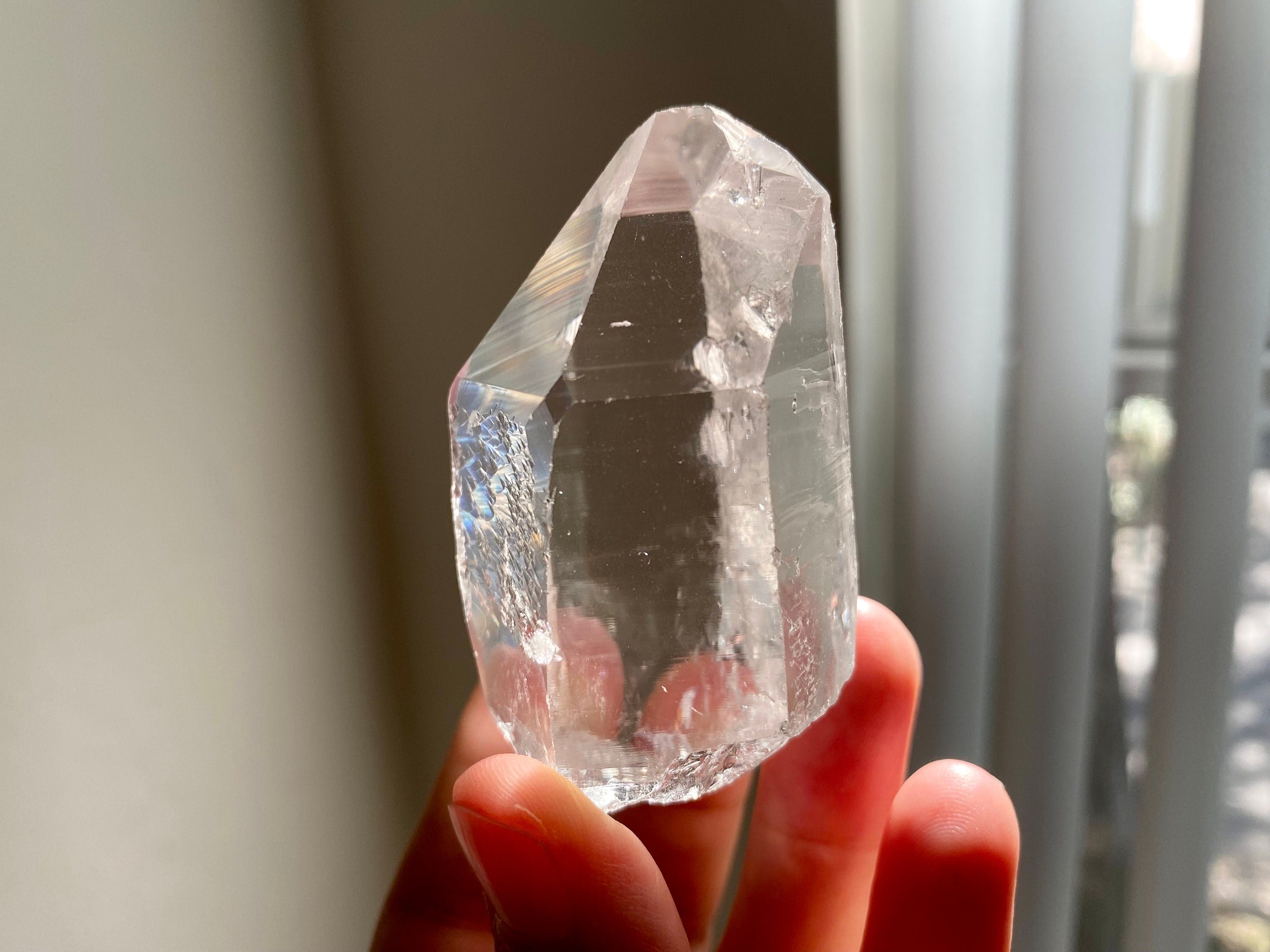Gorgeous Water Clear Quartz Point.