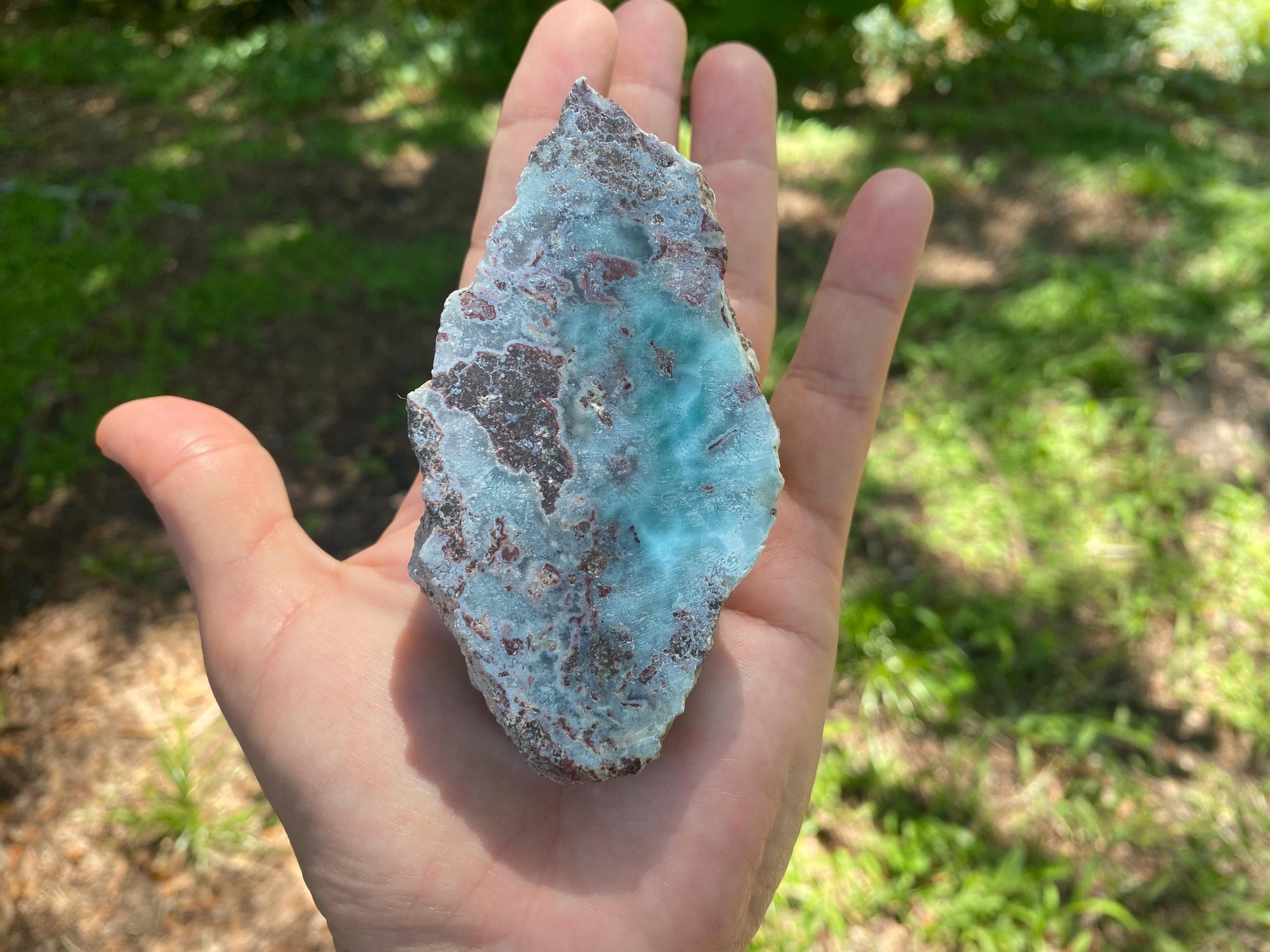 Larimar Stone: Dominican Atlantis Blue Crystal, Dolphin Energy