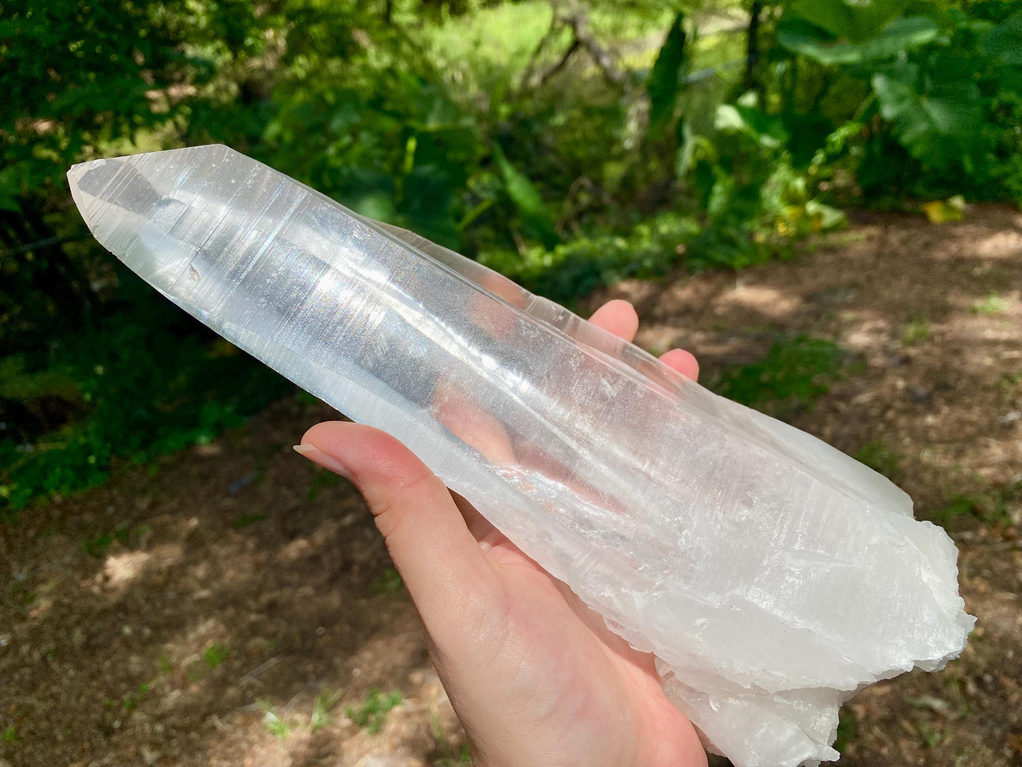Extra Large Twin Lemurian Seed Crystal | Double Quartz Point, High Vibration Stone, Meditation, Healing & Energy Amplifier, one of a kind.