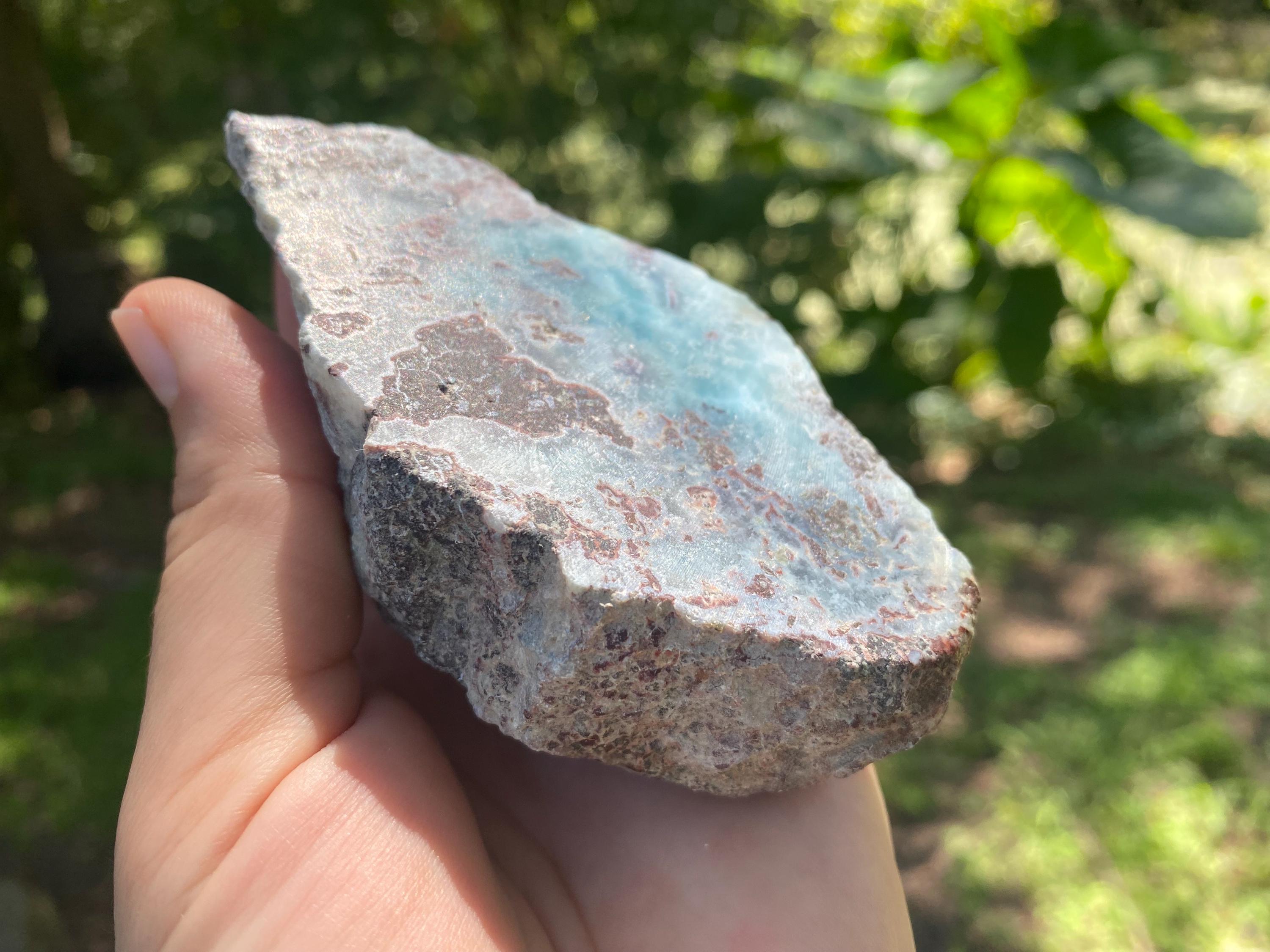 Larimar Stone: Dominican Atlantis Blue Crystal, Dolphin Energy