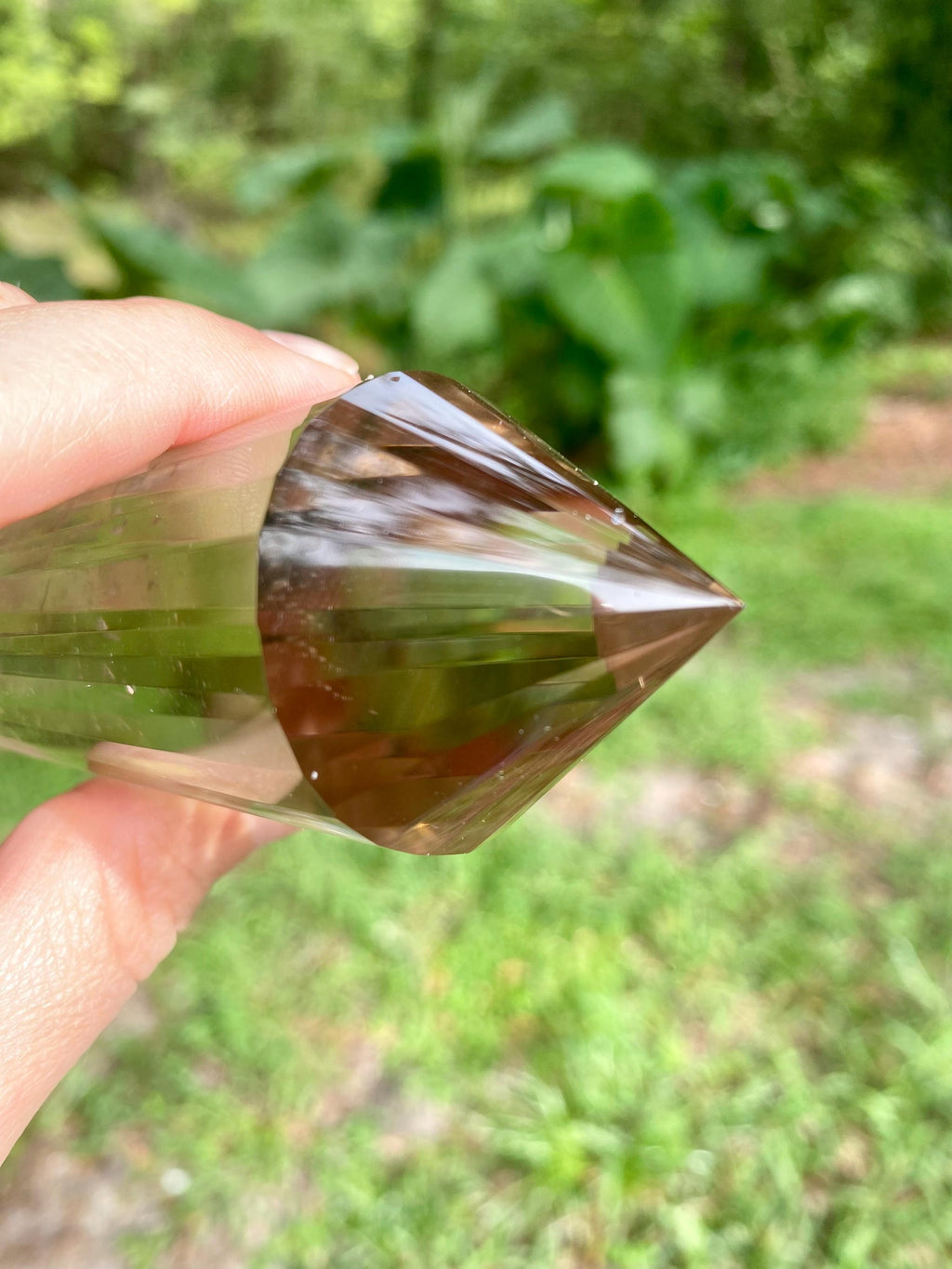 Vogel Cut Smoky Quartz Crystal Wand: Reiki Healing Energy Tool