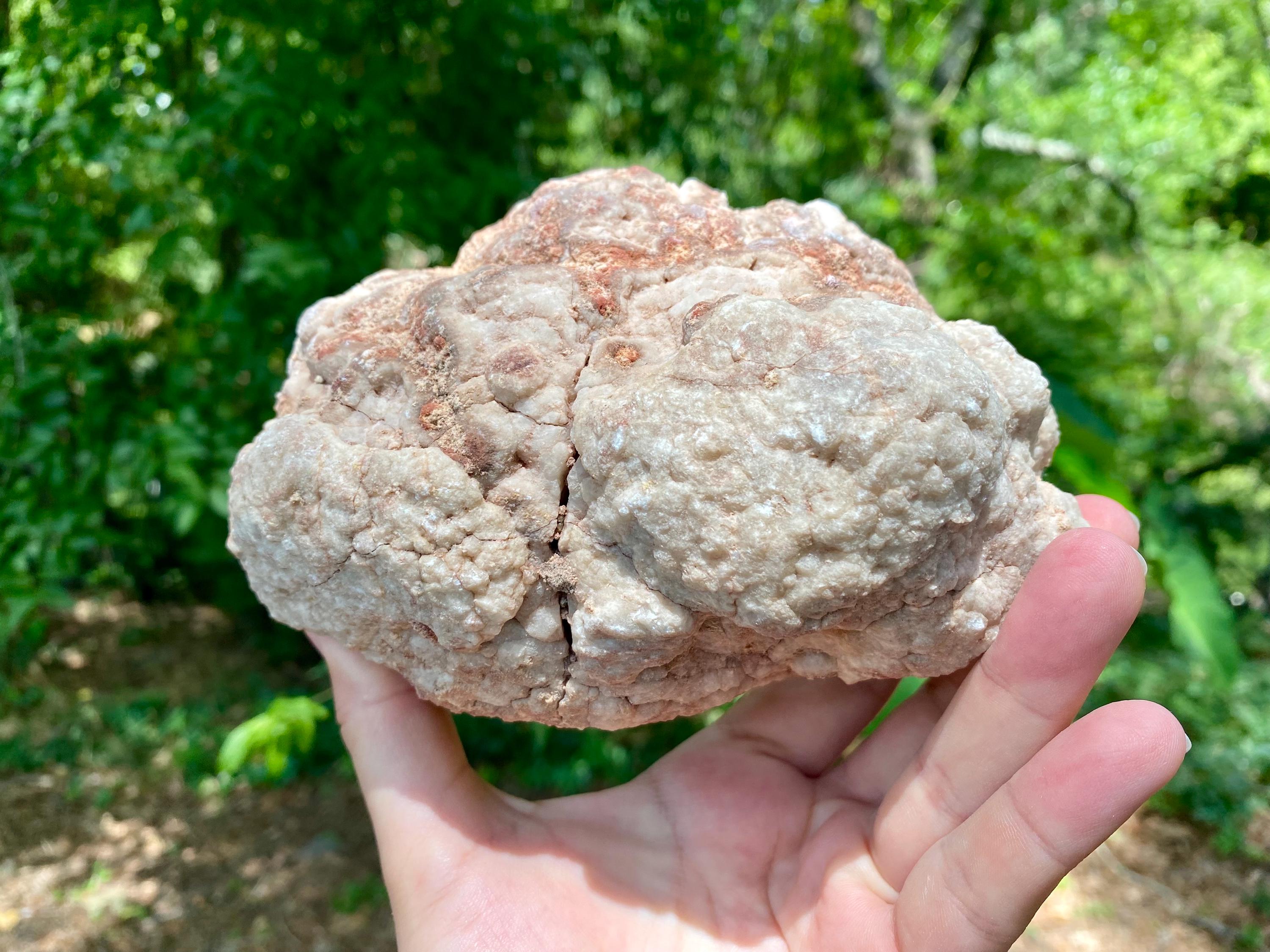 Raw Pink Amethyst Cluster: Extra Large Crystal Geode, 974 grams