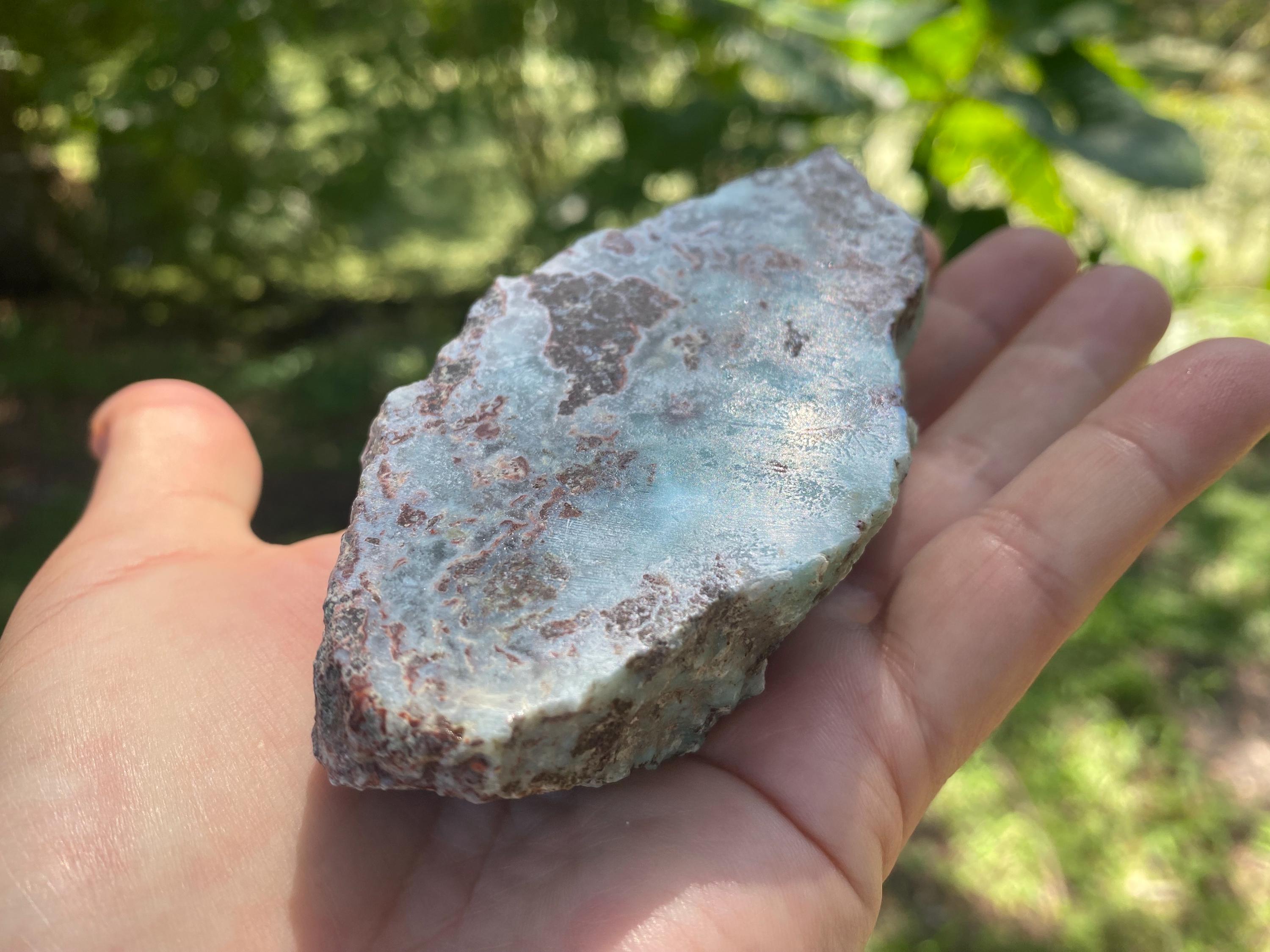 Larimar Stone: Dominican Atlantis Blue Crystal, Dolphin Energy