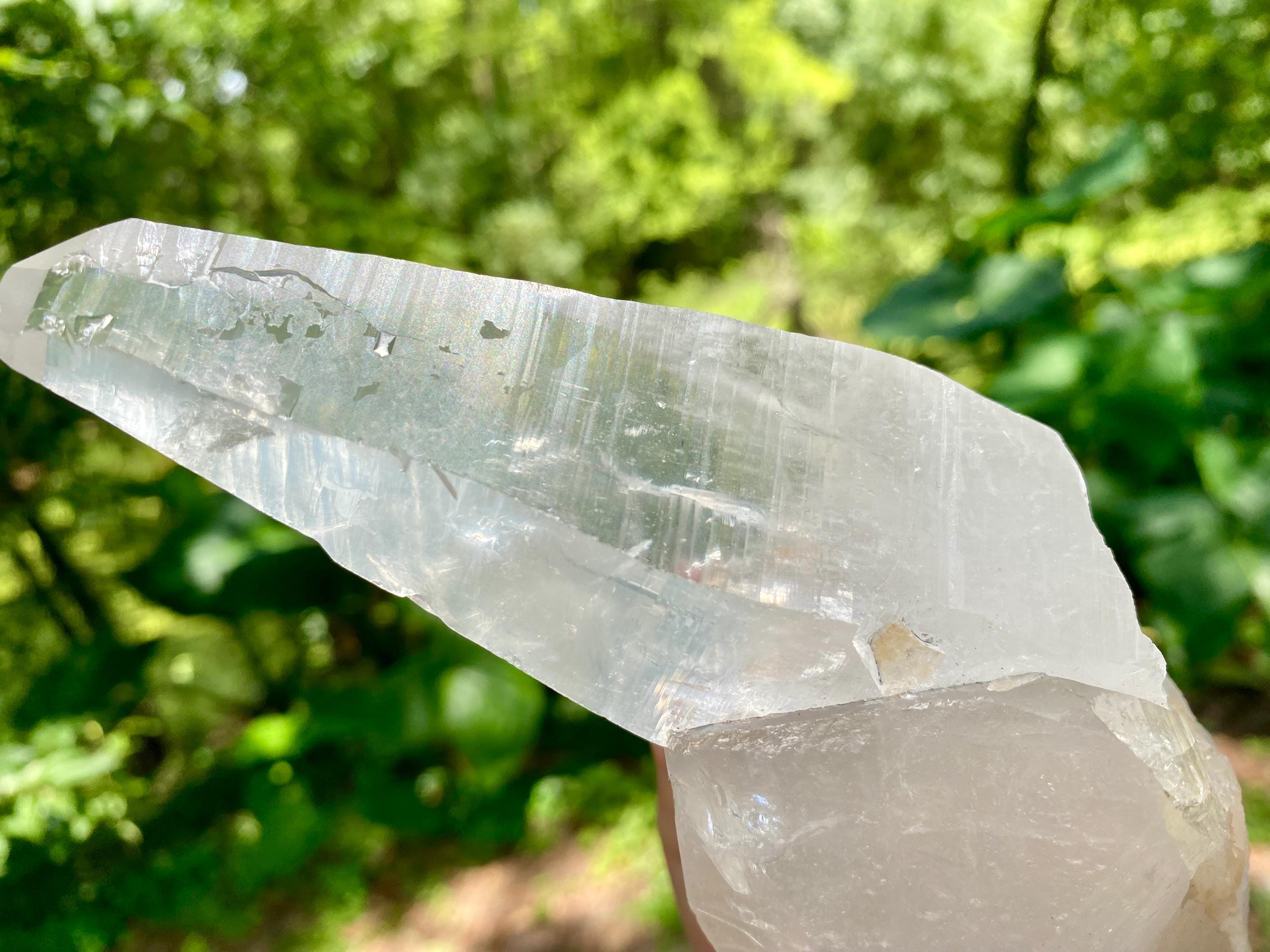 Large Diamantina Quartz Crystal with Record Keepers